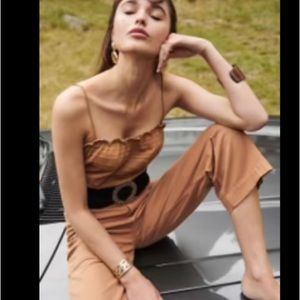 Sézane June pants in ocre FR 34